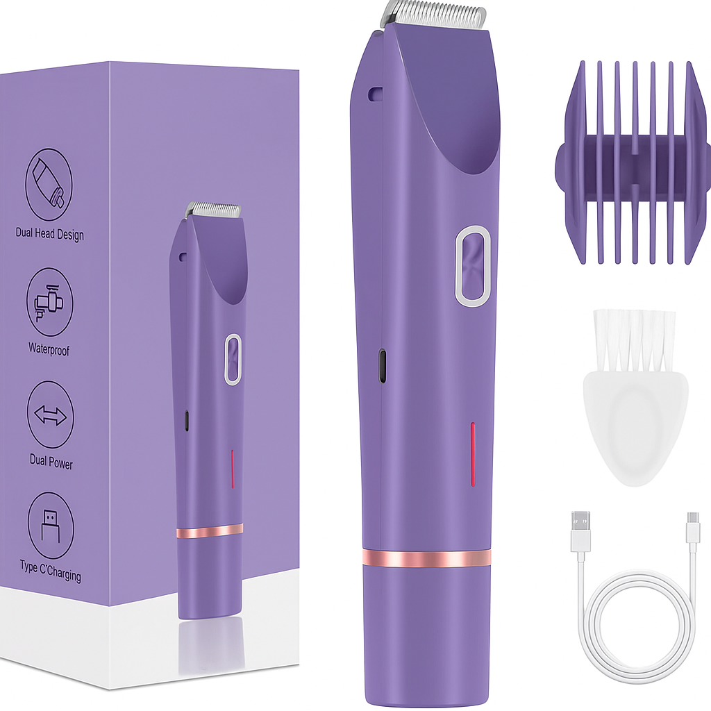 Épilateur intime 2 en 1