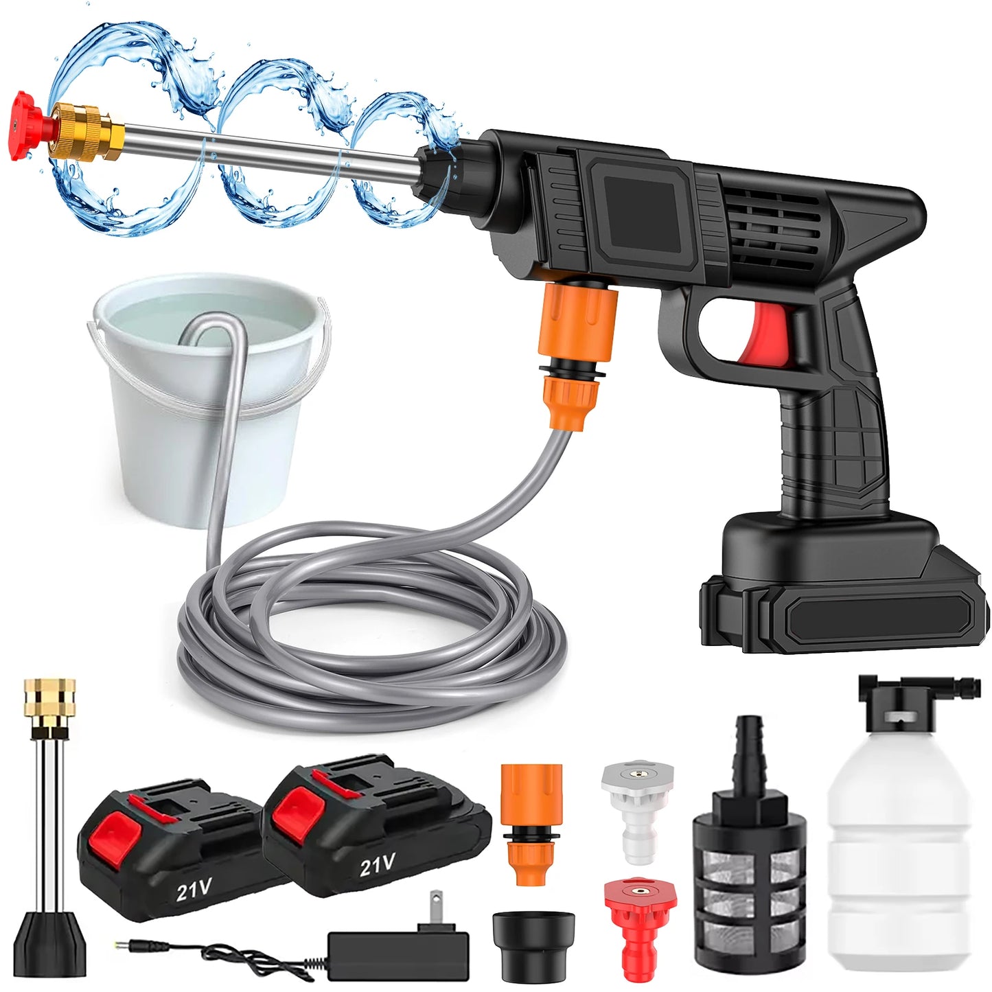 HydroClean PRO - Nettoyeur haute-pression sans fil