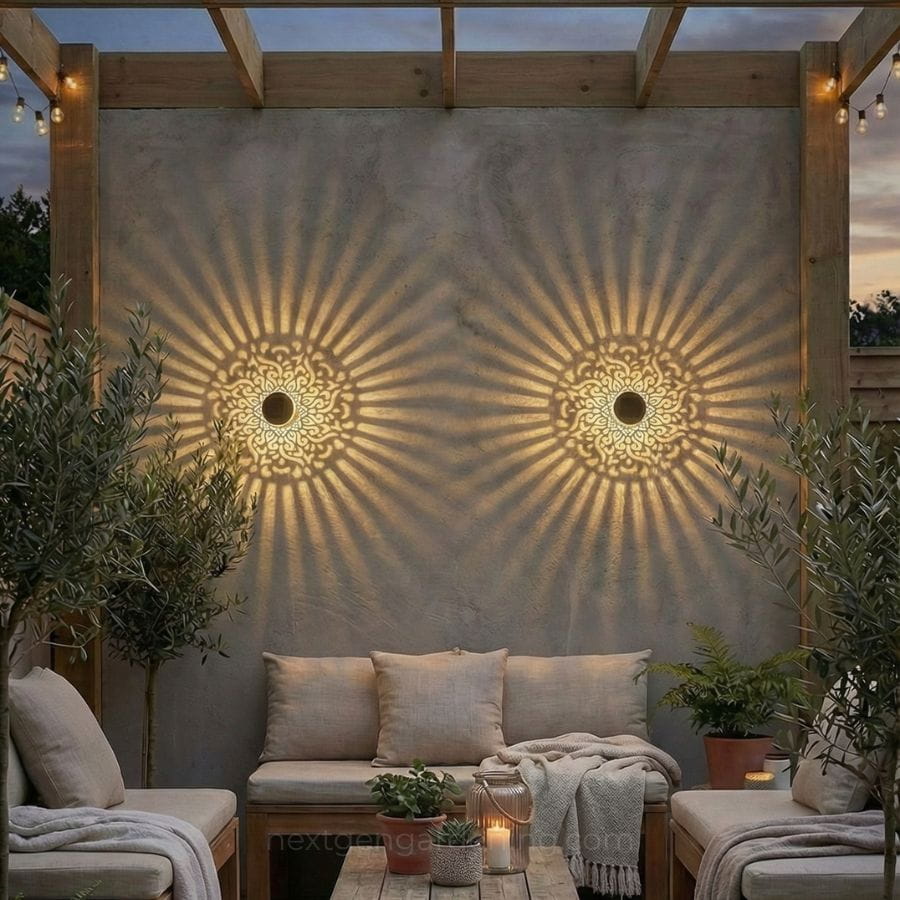 Lampes Solaires Décoratives Mandala