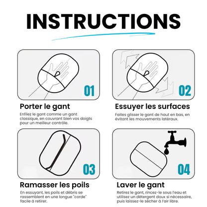 Gant de Toilettage révolutionnaire