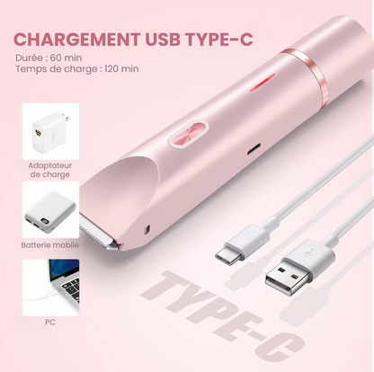 Épilateur intime 2 en 1