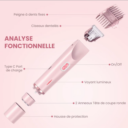 Épilateur intime 2 en 1