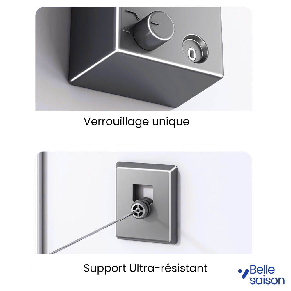 Corde à linge rétractable - Airflex®